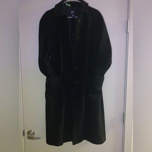 GAP black wool coat, Size medium
